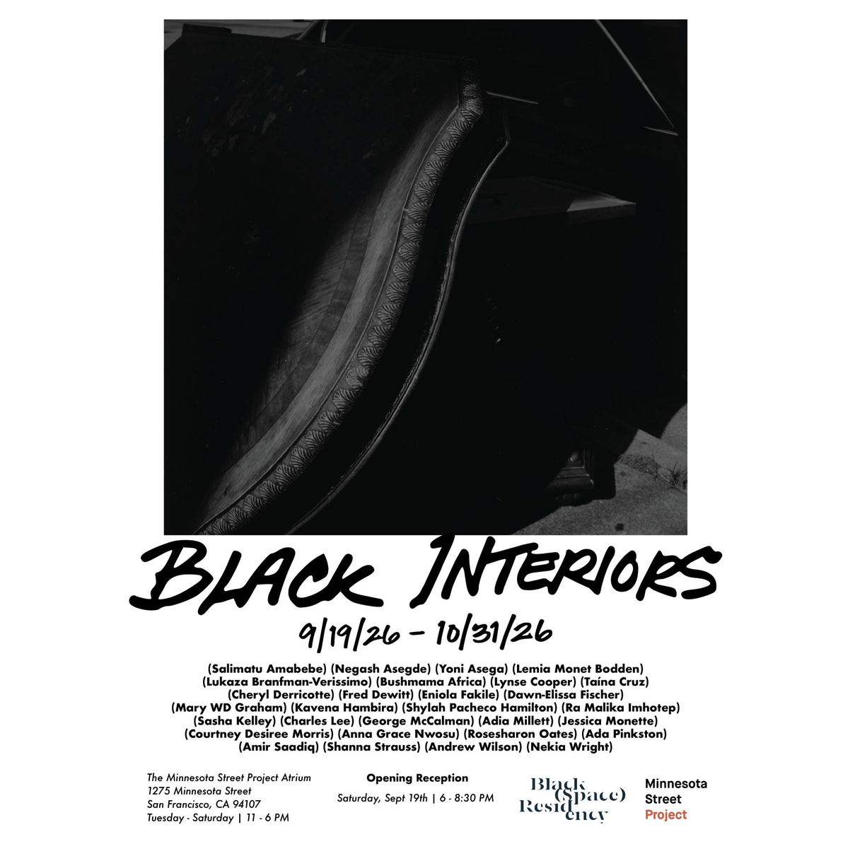 BLACK INTERIORS: Celebrating 5 Years of Black (Space) Residency