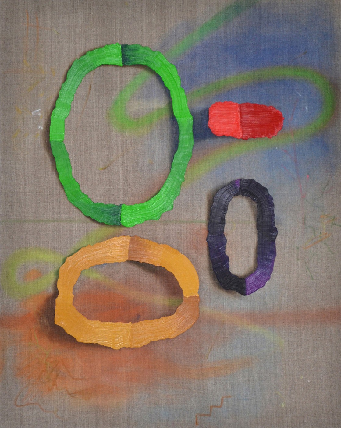 Bryson Gill, <em>0000</em>, 2012. Oil on linen. 30 x 24 in.