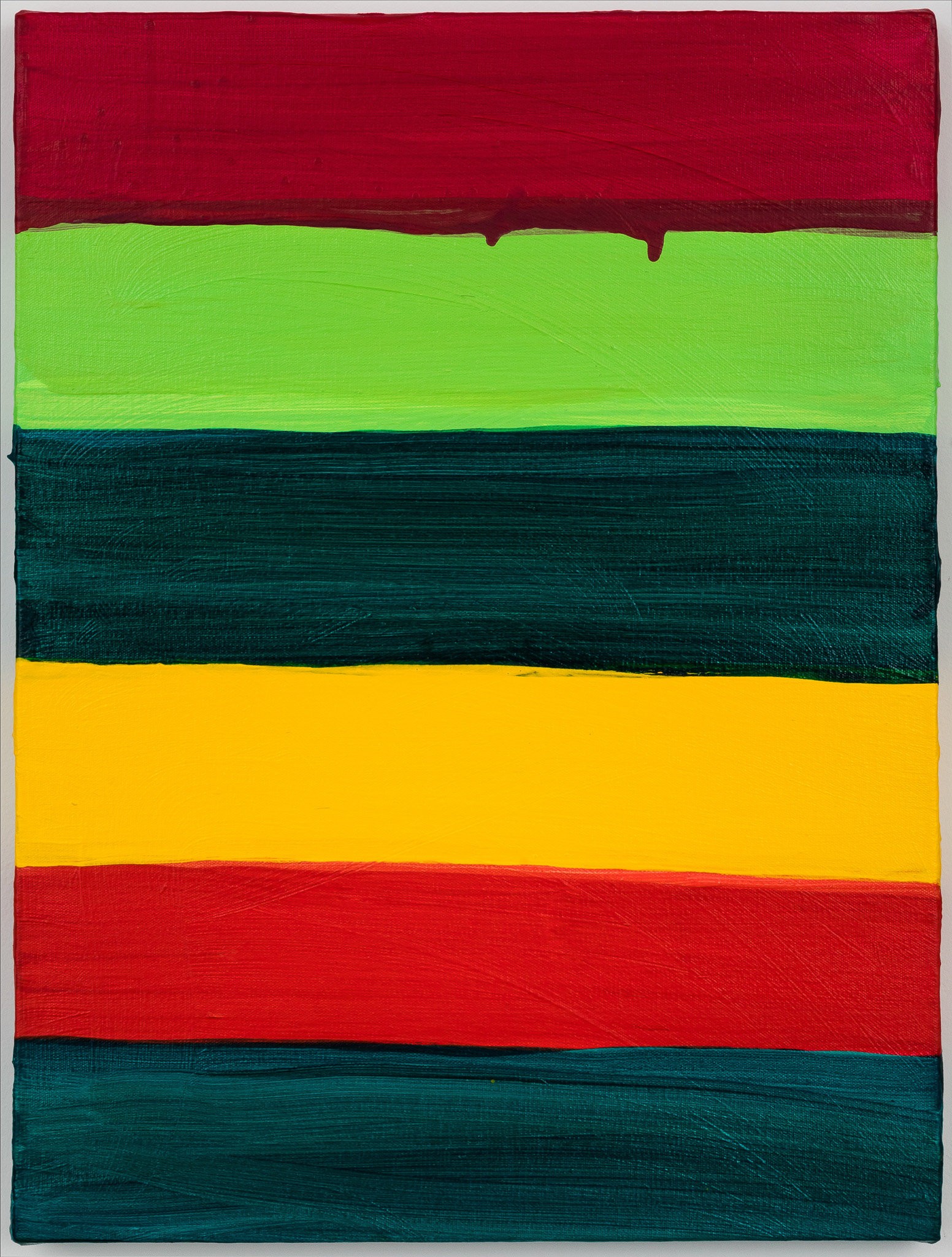 Mary Heilmann, Spring Line Up, 2017, acrylic on canvas © Mary Heilmann, courtesy 303 Gallery, New York and Hauser & Wirth, London