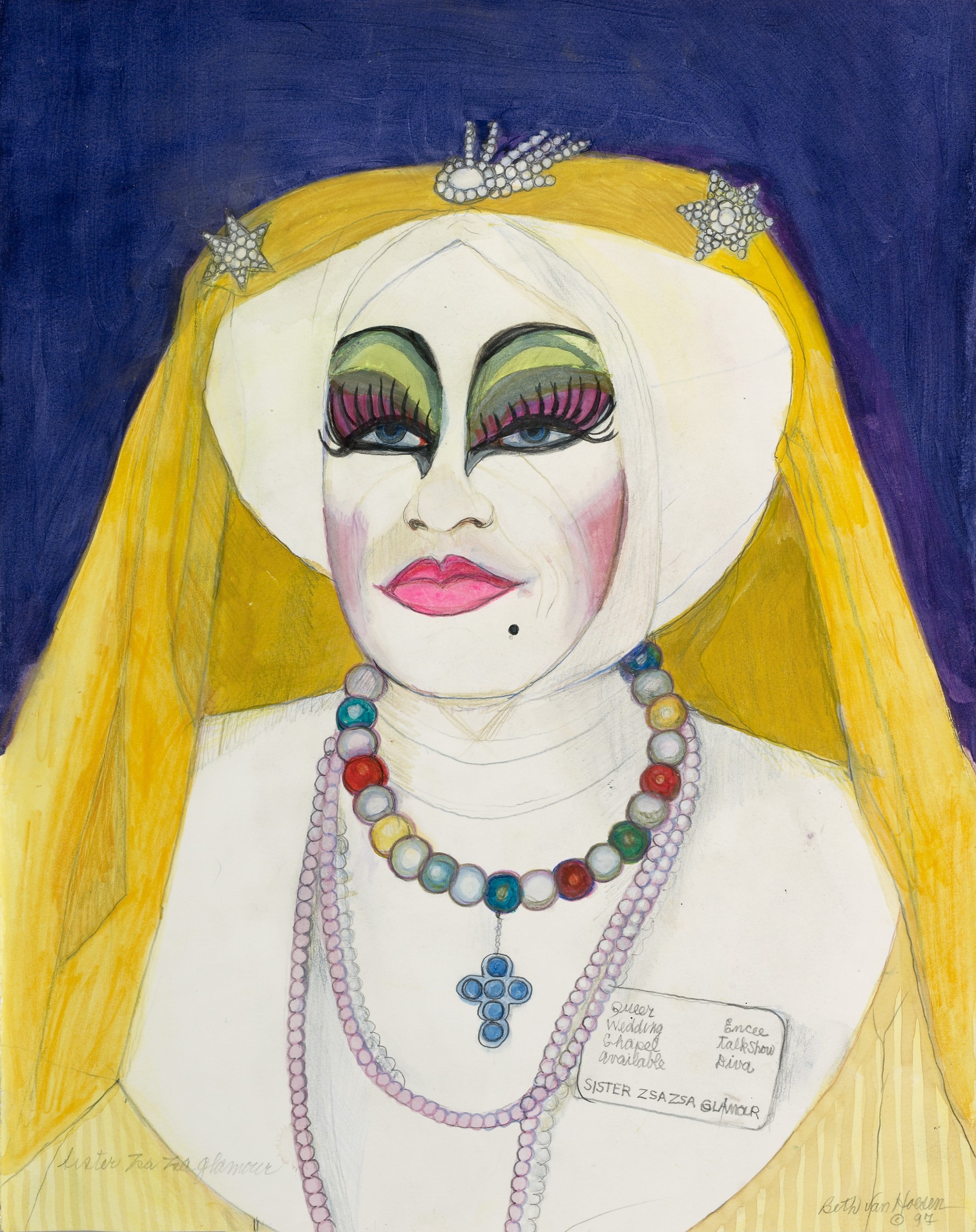 Beth Van Hoesen, Sister Zsa Zsa Glamour, 1997