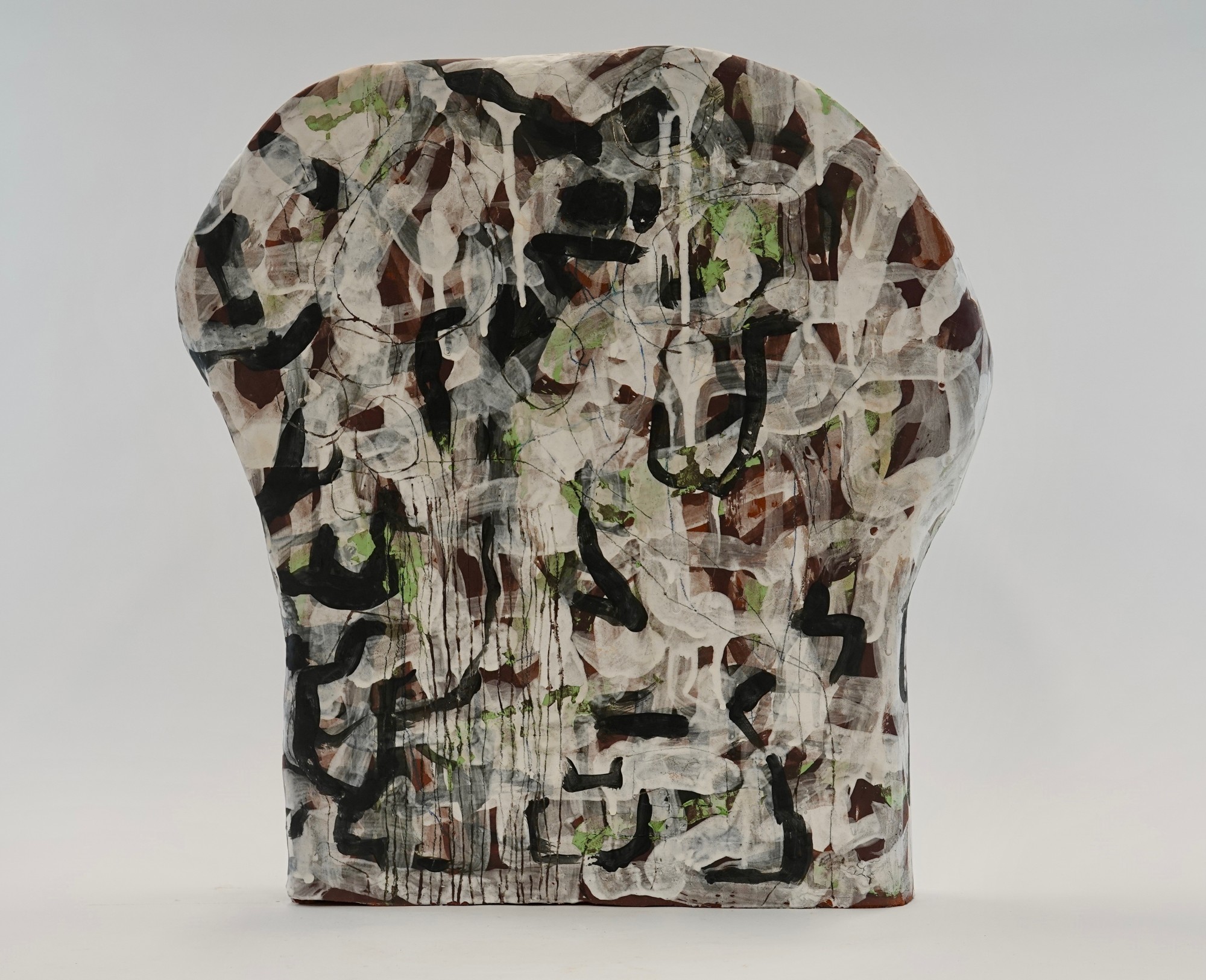 Yana Goldfine, “ Warhol’s Toast”,  stoneware with oxides, 21.75 x 2.75 x 5.5