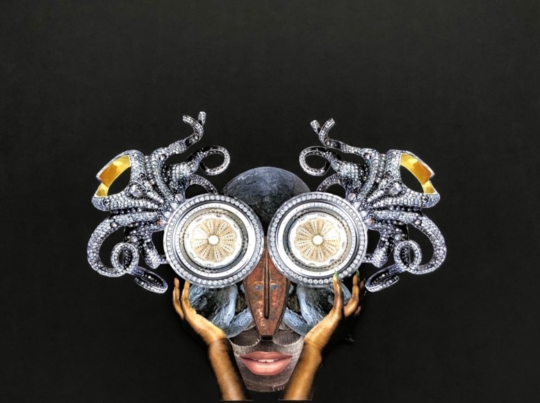 Rashaad Newsome, Ain't I A Woman, 2019, collage on paper, 28 x 38 x 1 in. 