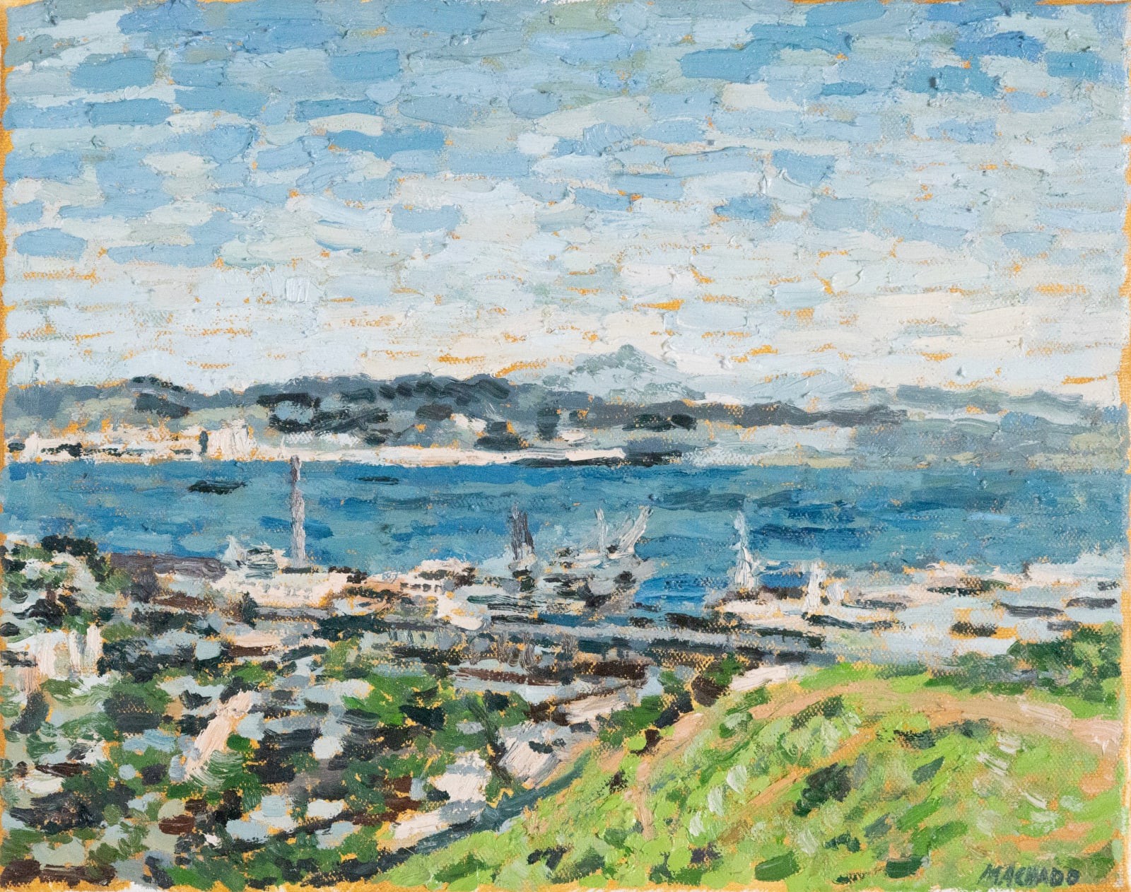 Martin Machado, Bernal Hill Plein Air, 2023. Oil on canvas, 11 x 14 in.