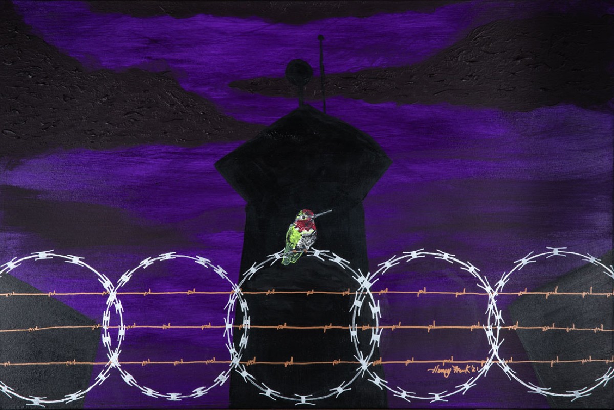 Henry Frank (redtailart.com), <em>Easy Come, Easy Go</em>, 2021, acrylic on canvas, 24 x 36 in.