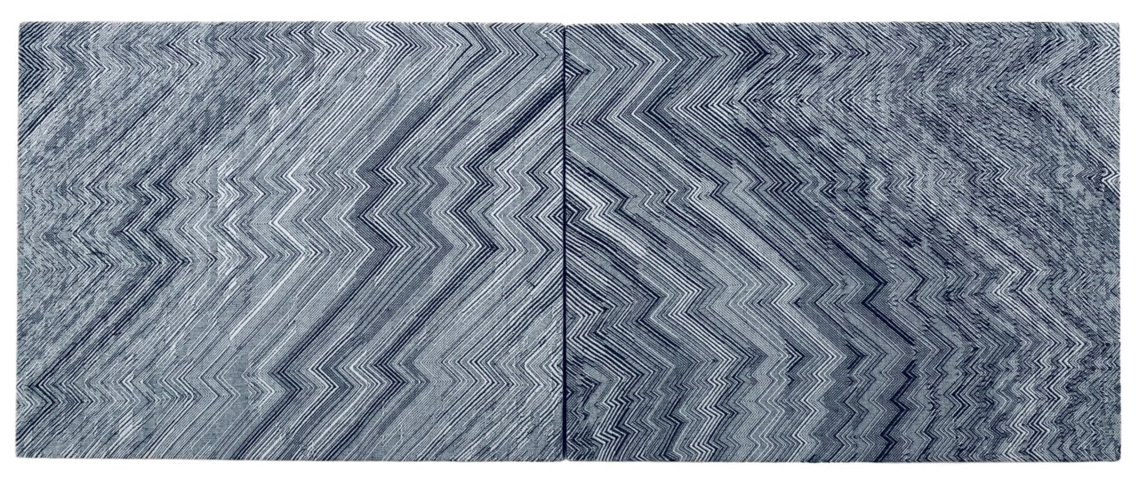 Jovencio de la Paz, <em>Didderen 3.0</em>, 2020, TC2 Handwoven textiles; cotton, 16 x 40 in