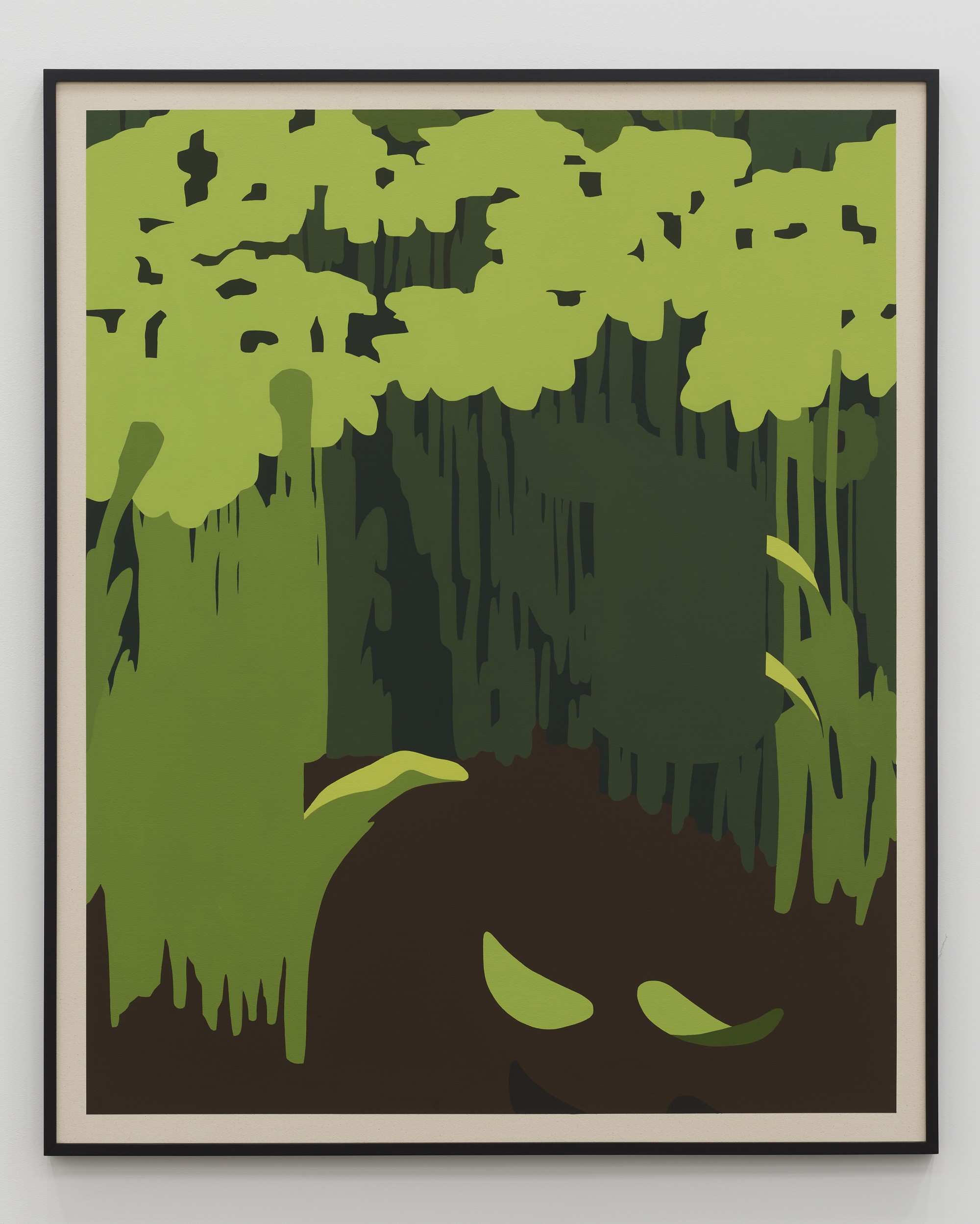 Laeh Glenn. <em>The Doldrums</em>, 2020, Oil on canvas, painted frame 66 1/2 x 55 in. 