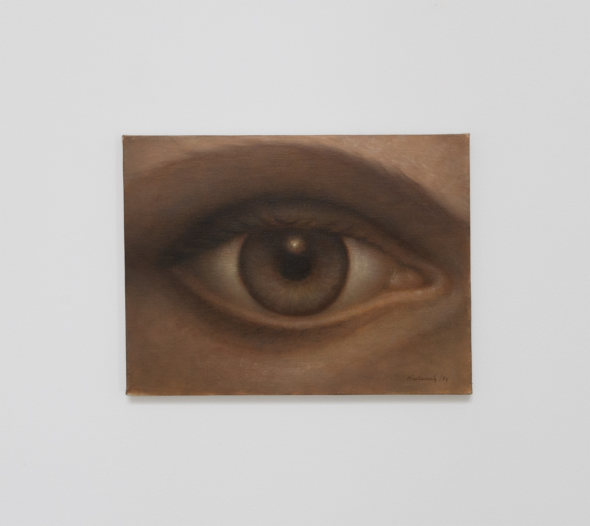 Rodolfo Abularach Artio, 1984, Oil on canvas 12 x 16 in 30.5 x 40.6 cm  Courtesy of the Estate of Rodolfo Abularach and Marc Selwyn Fine Art, Los Angeles