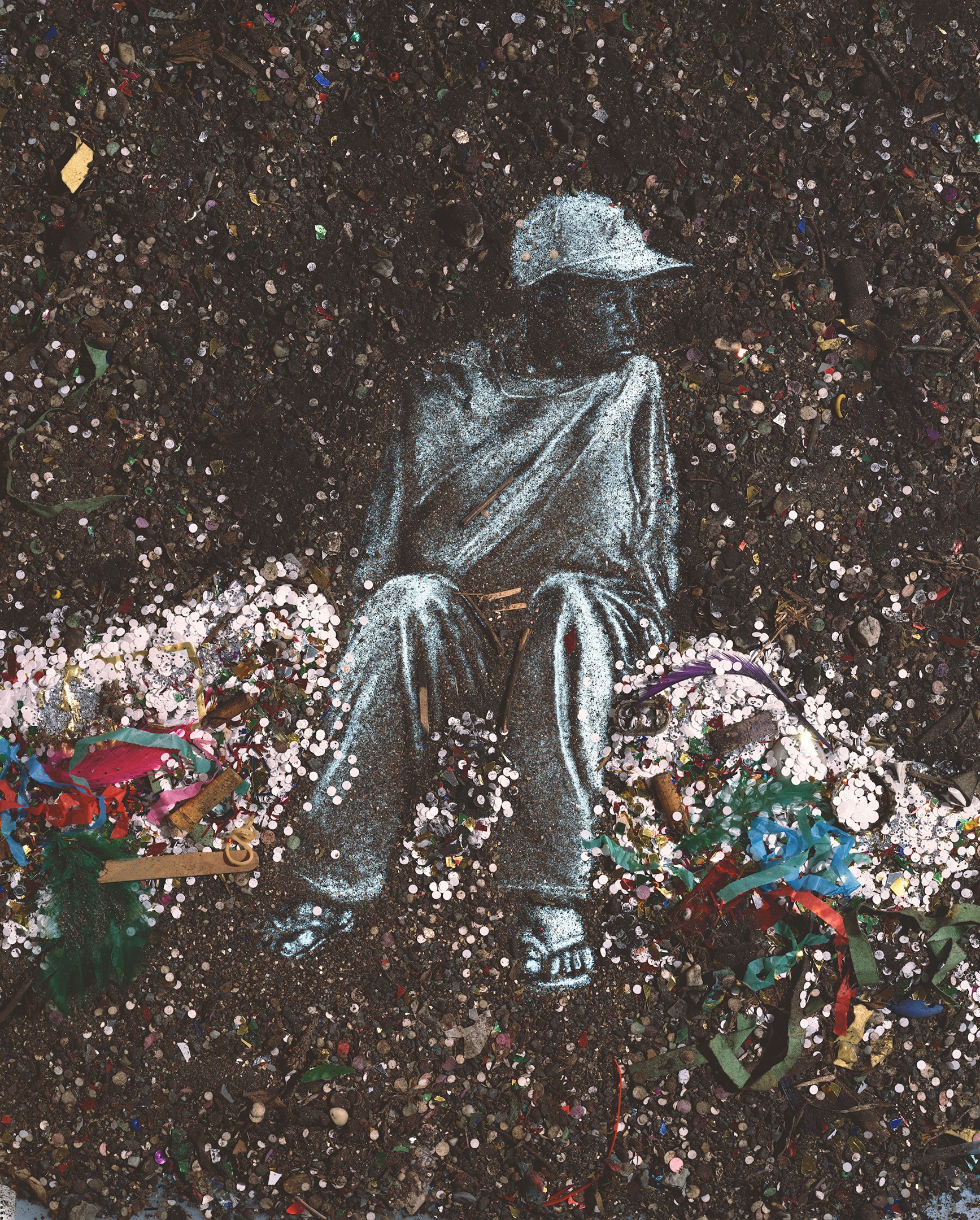 Vik Muniz, <em>Aftermath: Angelica</em>, 1998. Cibachrome. 78 x 52 in. Edition of 10.