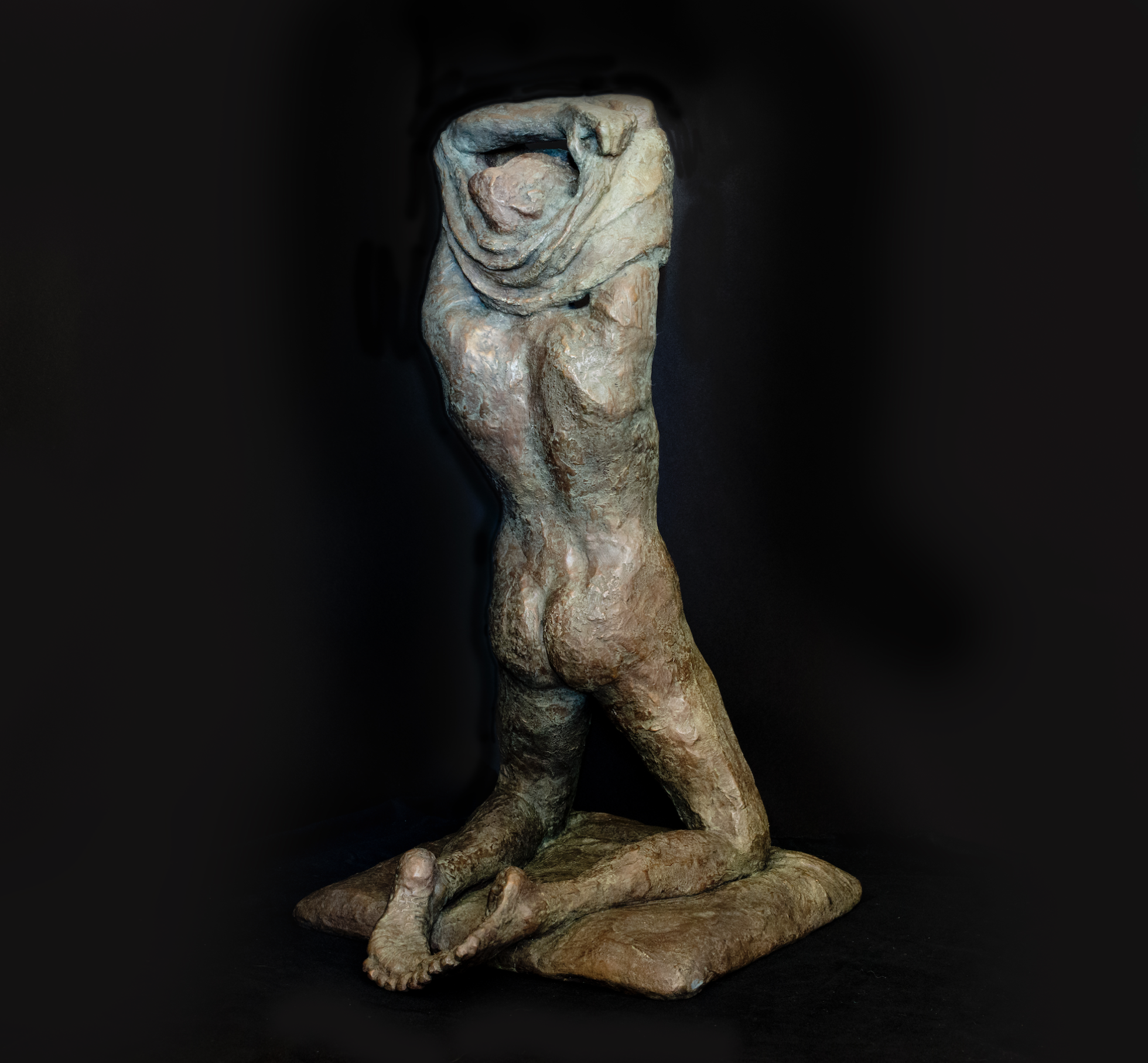 Harriet Heyman, Caryatid on Break, bronze, photo by John Carr