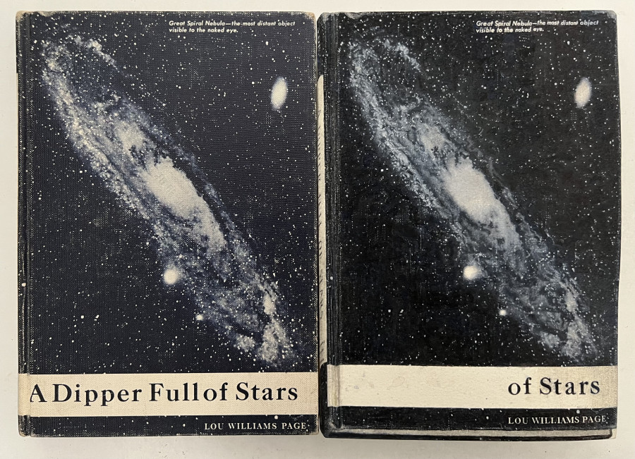 4 of Stars, found book L. , watercolor R. 2025, 11 x 14