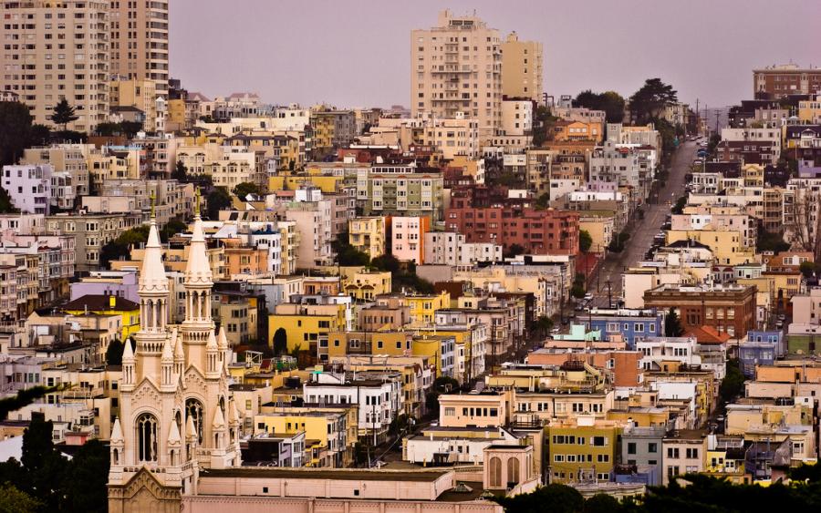 Photo of San Francisco from Telegraph Hill by (matt), via Flickr.