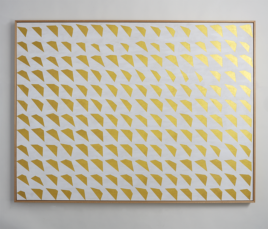 Gold Bars, 2014 36x48” Acrylic on wood panel, framed