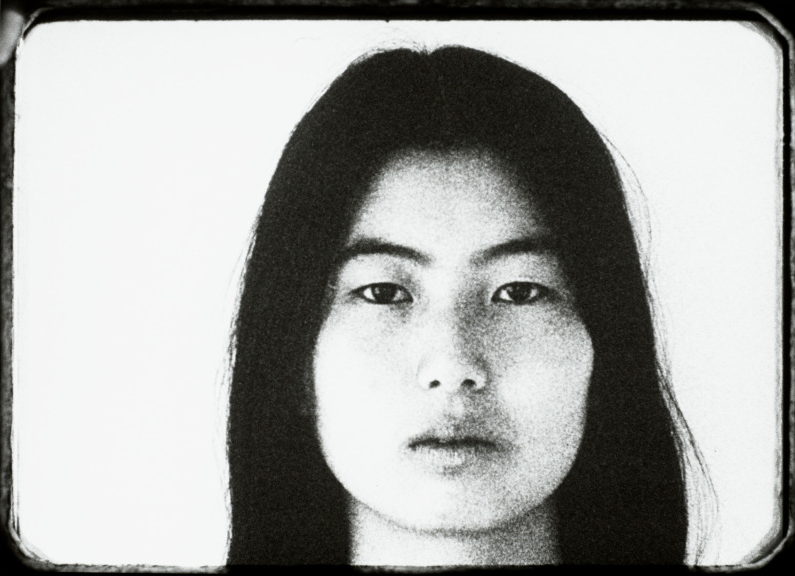 Theresa Hak Kyung Cha, <em>Permutations</em> (still), 1976. 16mm film transferred to digital video, black and white, silent, 11:40 min. Courtesy of UC Berkeley Art Museum and Pacific Film Archive.