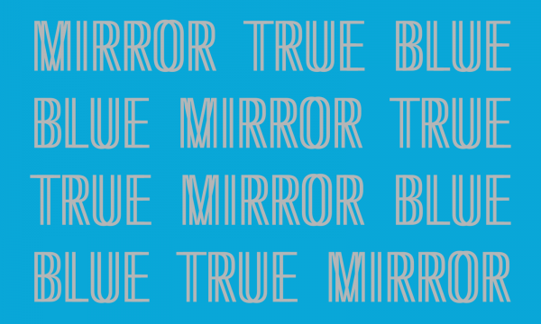 True Blue Mirror: Ellen Berkenblit + Sarah Braman