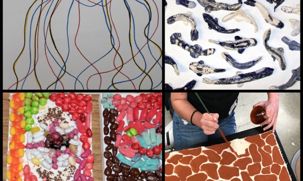 SFArtsED Summer Show: A giraffe, fish and a slice of pizza walk into an art class...